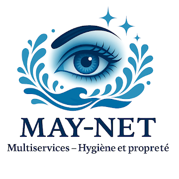 Logo MAY-NET, multiservices, hygiène et propreté